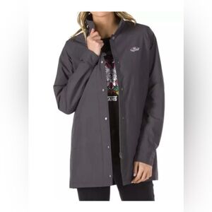 Vans Women XS Off The Wall Thanks Coach Long Sleeve Lined Button
Zipper Jacket